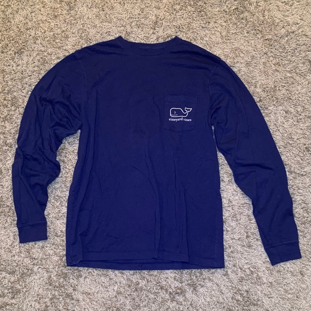 Men’s Small Navy Vineyard Vines Long Sleeve Shirt
